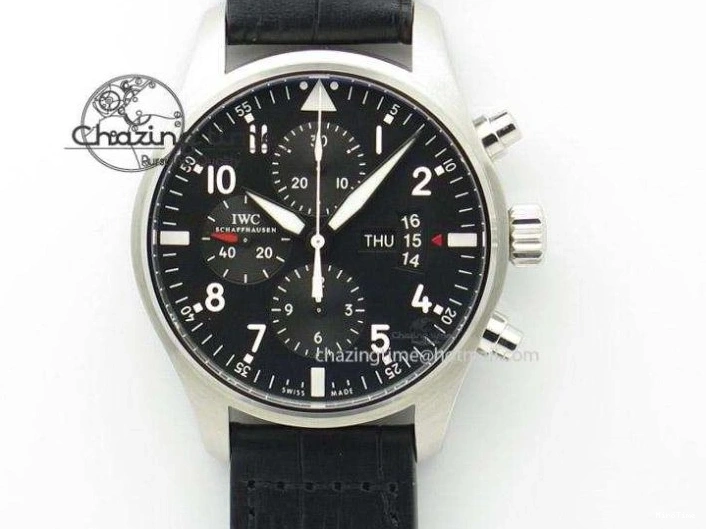 MIROTIME 0419 Portofino Automatic SS FKF 1:1 Best Edition White Dial SS Markers on Black Leather Strap A QuickDry 7138